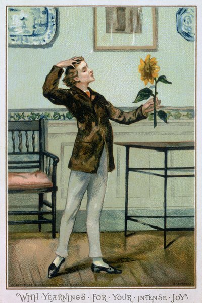 With Yearnings For Your Intense Joy, Victorian Christmas Card, Published by Hildesheimer und Faulkner, London, c.1880 by Albert Jnr. Ludovici